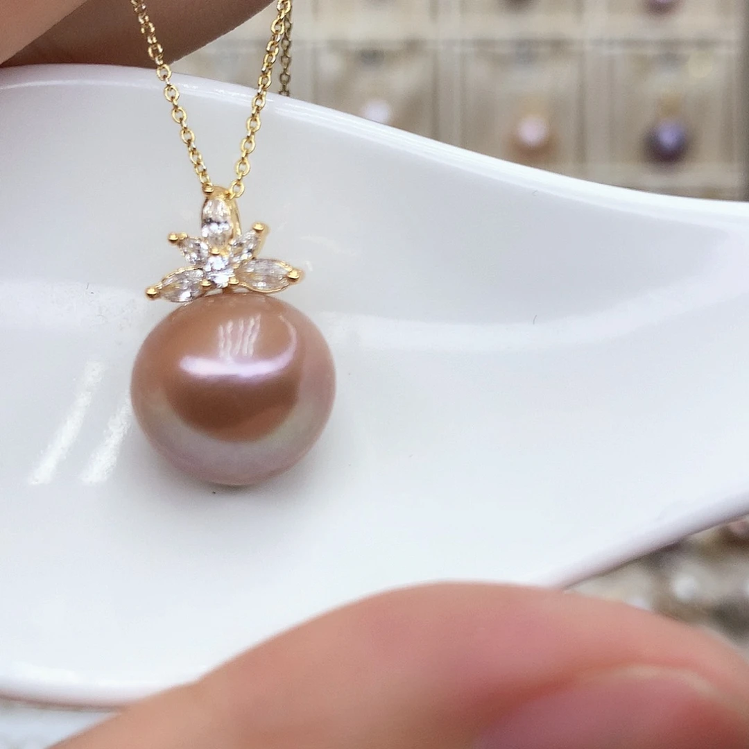 淡水珍珠颈饰合金