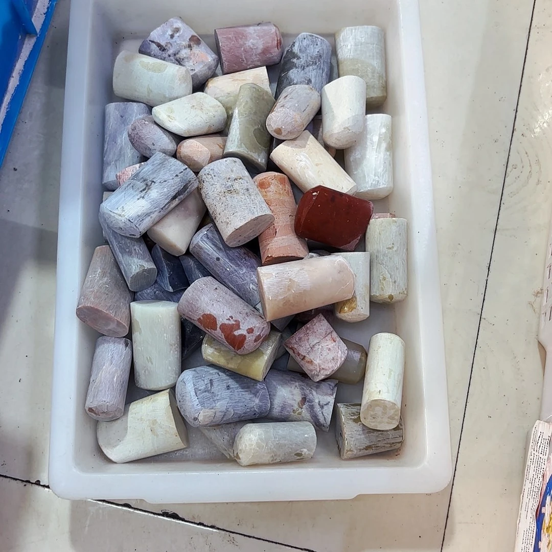 用***1青田石印石苹果等新材料