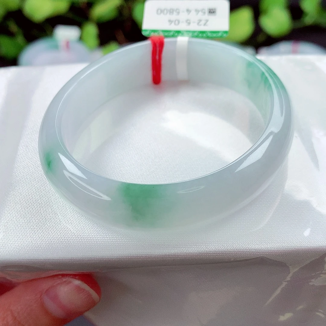 翡翠未镶嵌手镯缅甸天然a货翡翠手镯