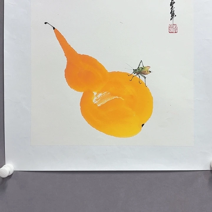 国画亲笔手绘放心去藏