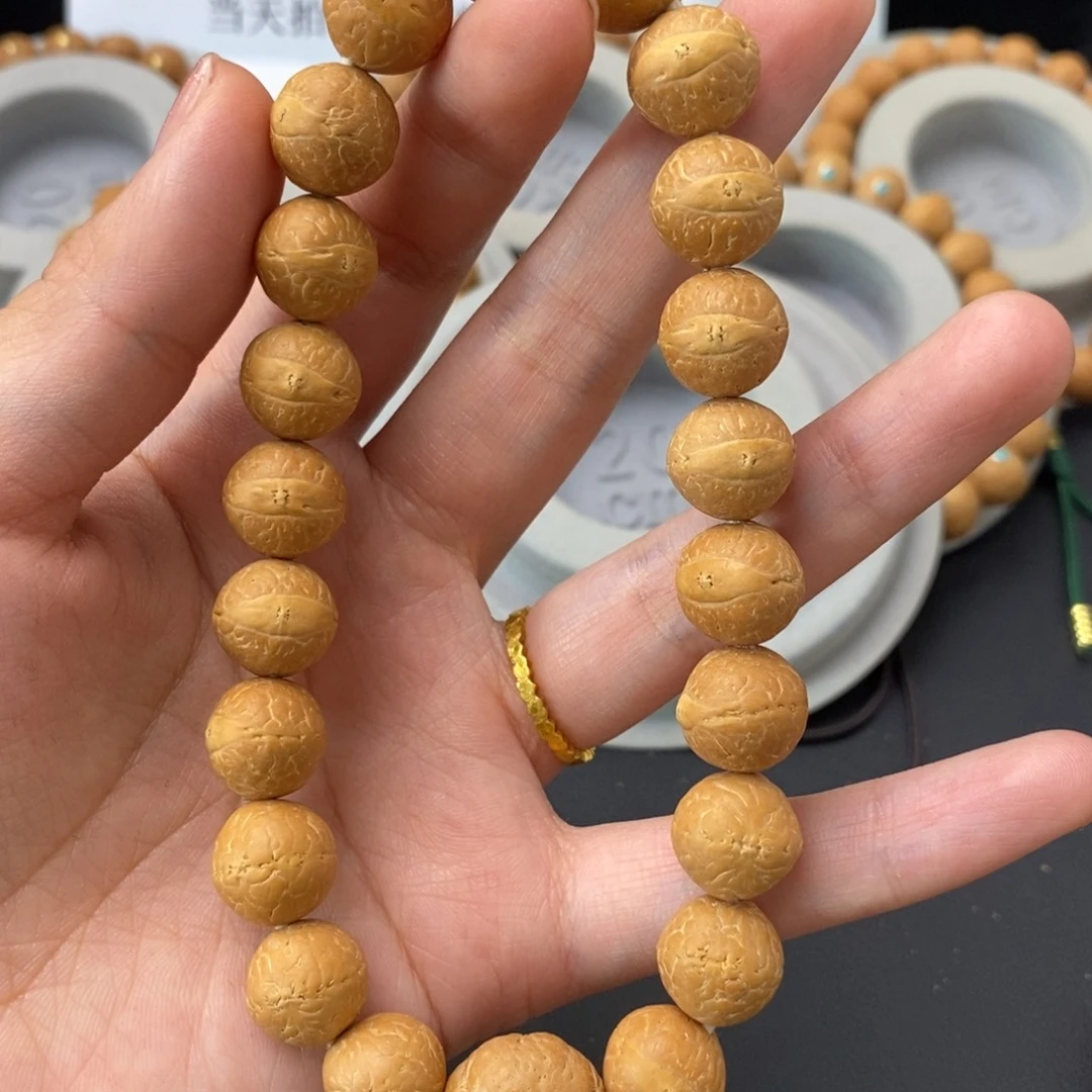 凤眼菩提吊坠12.5手串