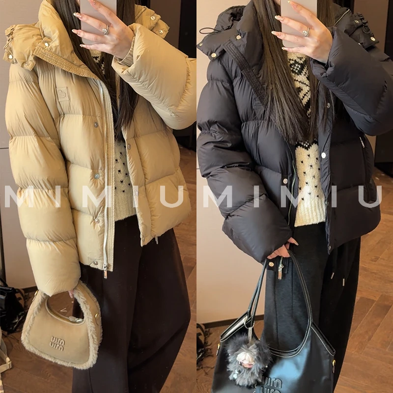 【mimius】U 可溯源三星安心羽绒高蓬感连帽羽绒服 G10307