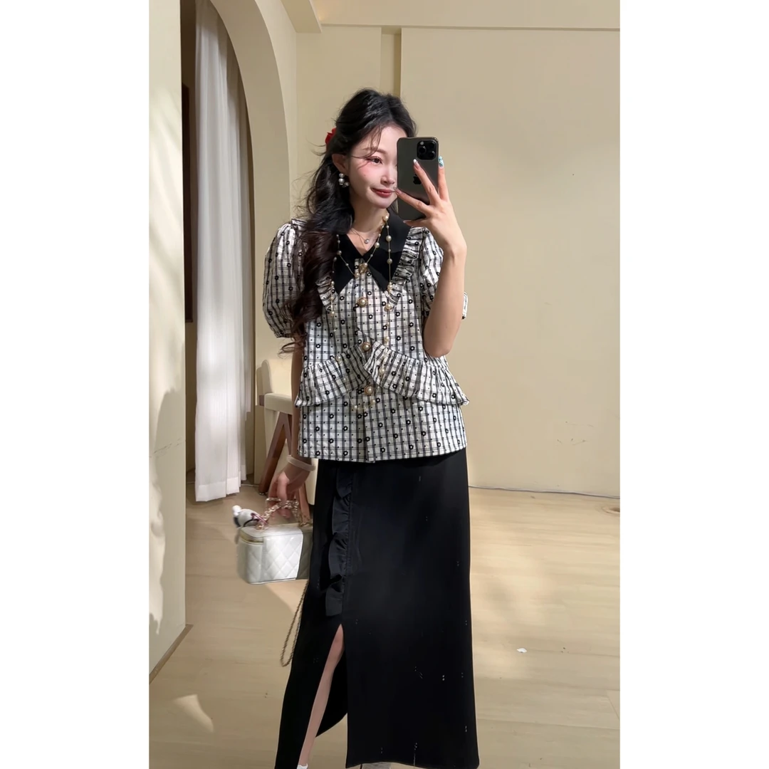 温温 日落陷阱套装 欧若风 夏款上新小众炸街高级感女装