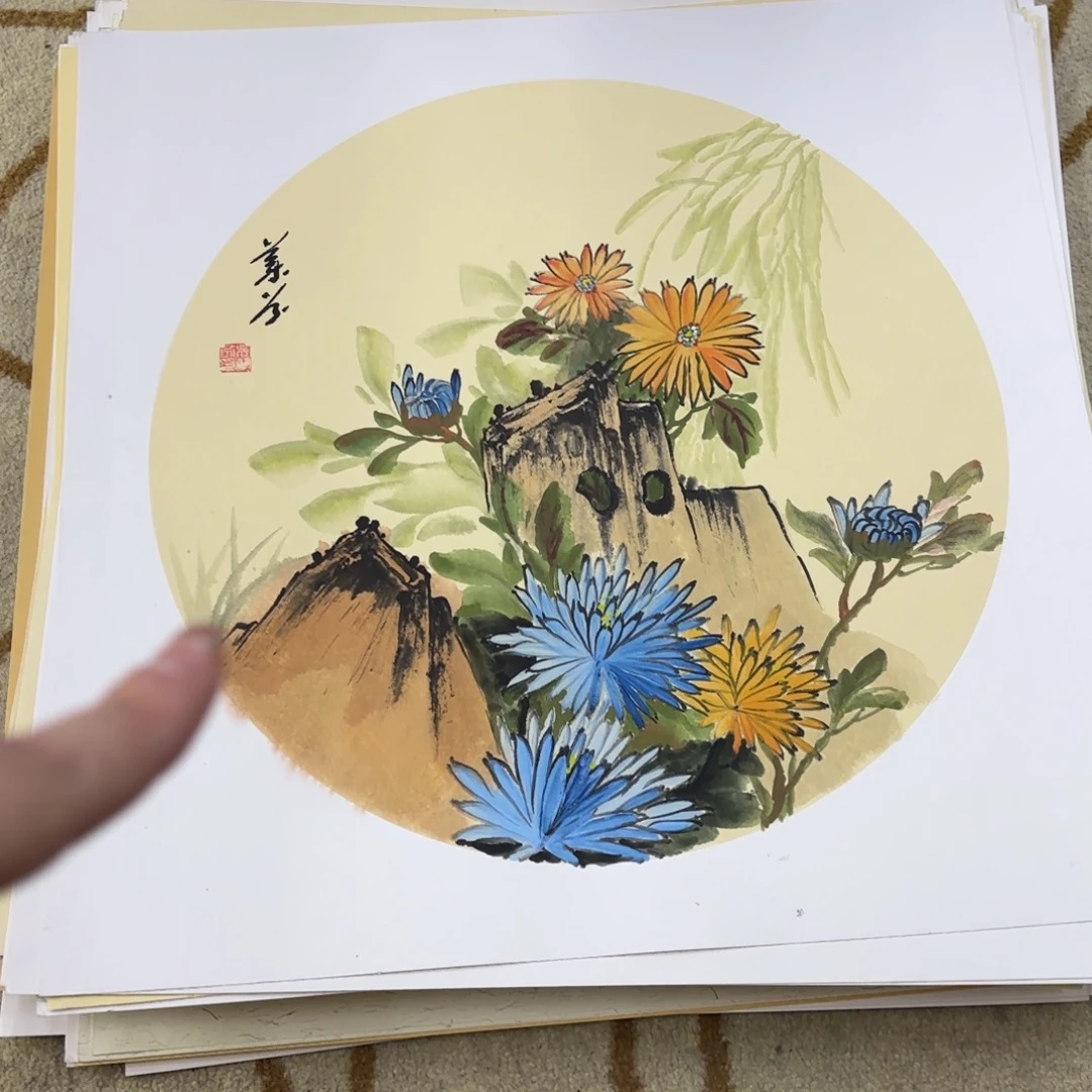国画国画老师作品刘