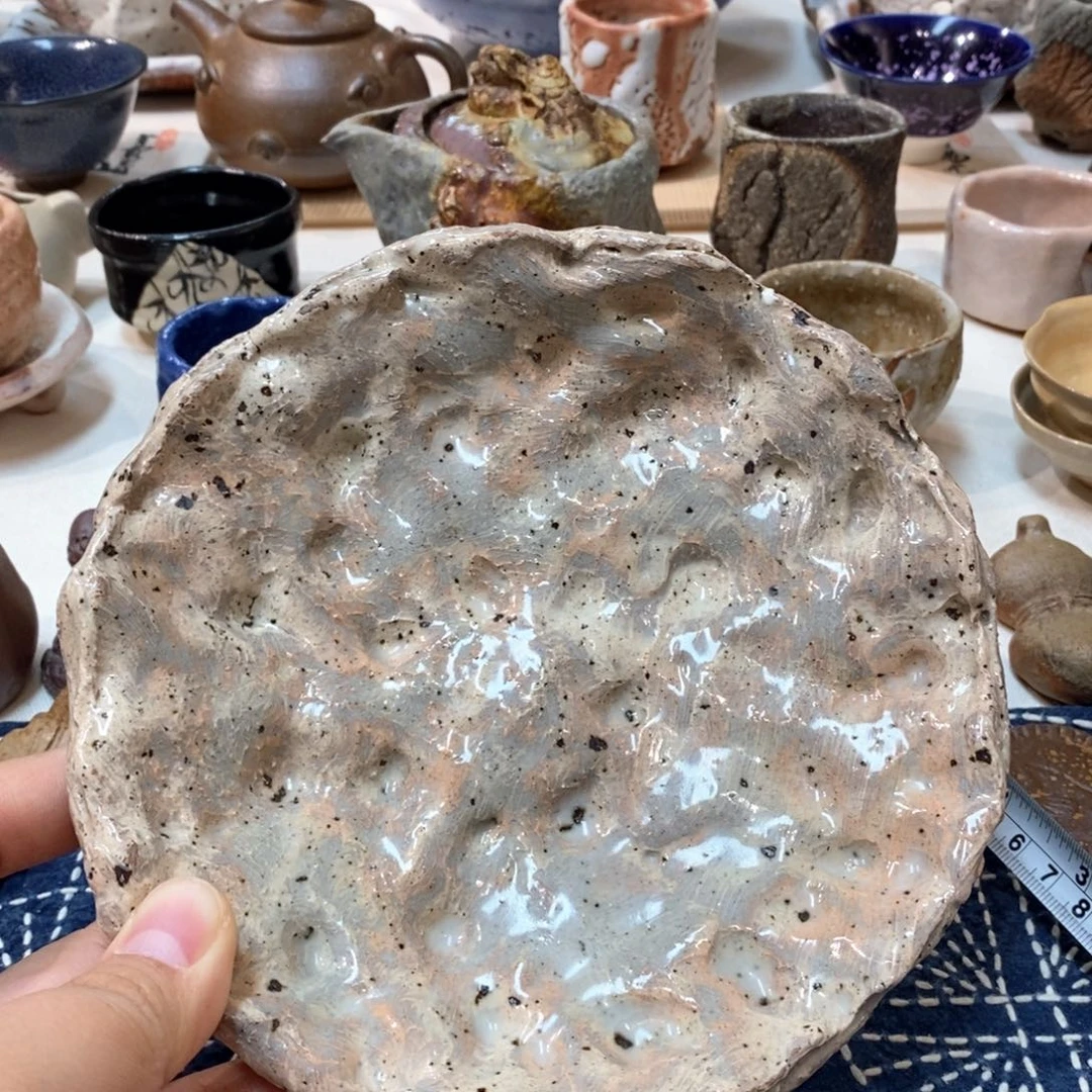 柴烧侘寂粗陶茶具