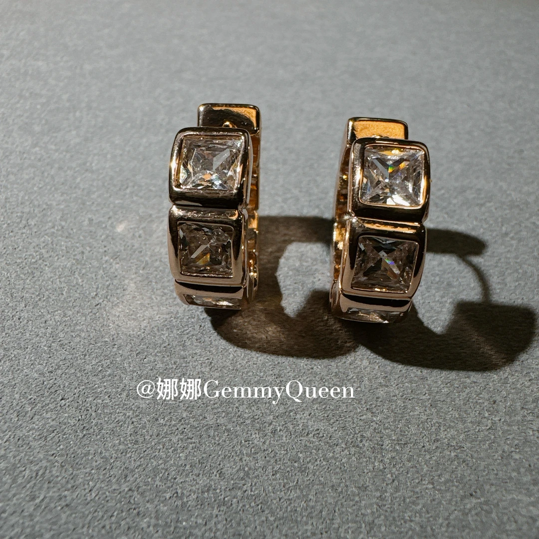 铜合金锆石耳饰 娜娜GemmyQueen耳环GQ10647