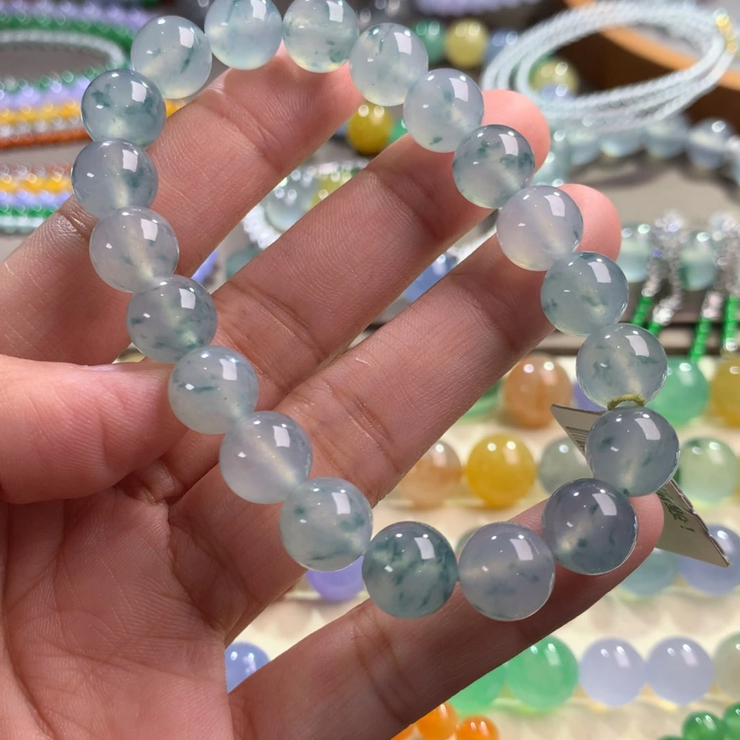 翡翠手链未镶嵌卡10