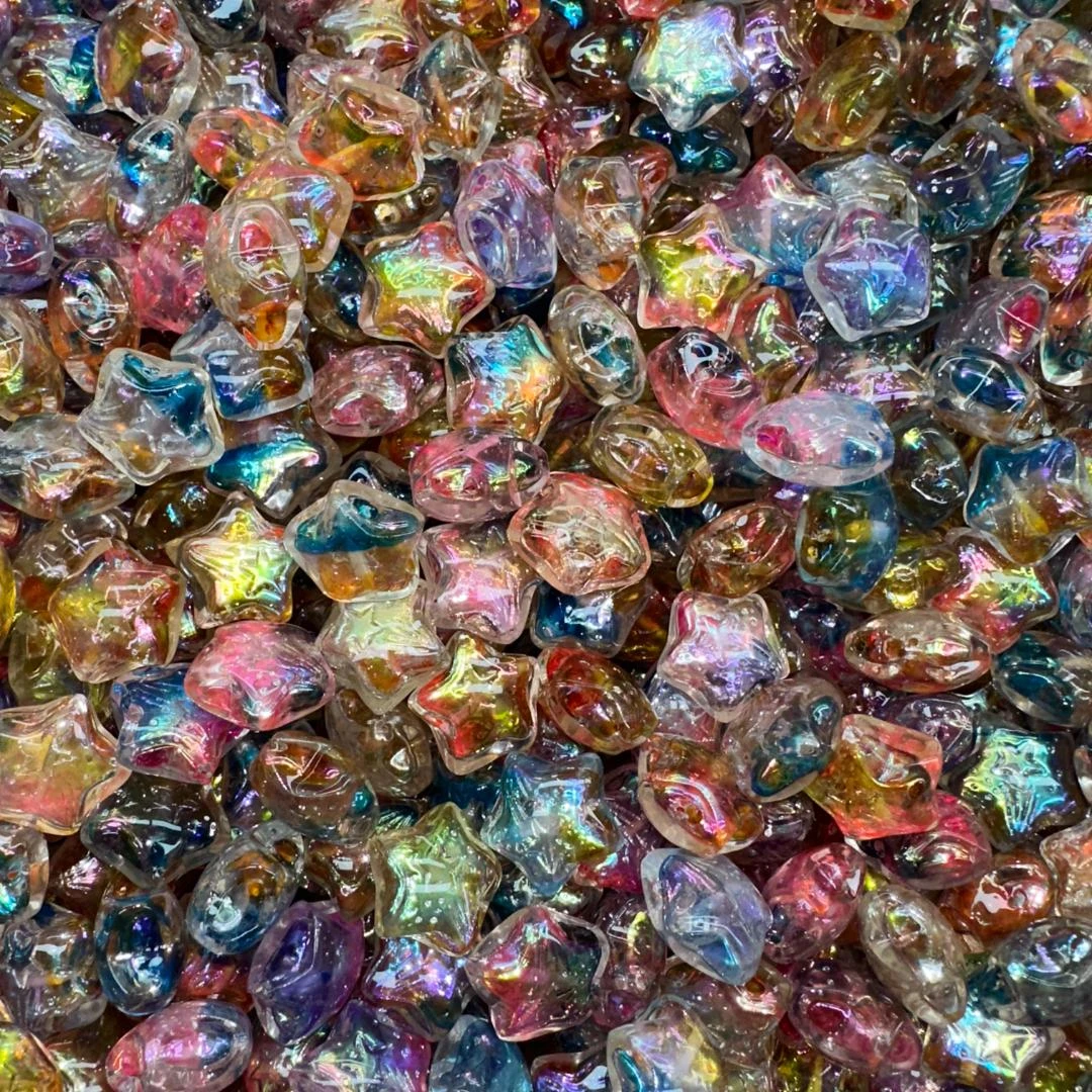 【油画变色龙五角星】树脂定制卡通DIY饰品配件手机饰品手机链