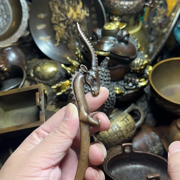 铜器摆件收收藏藏
