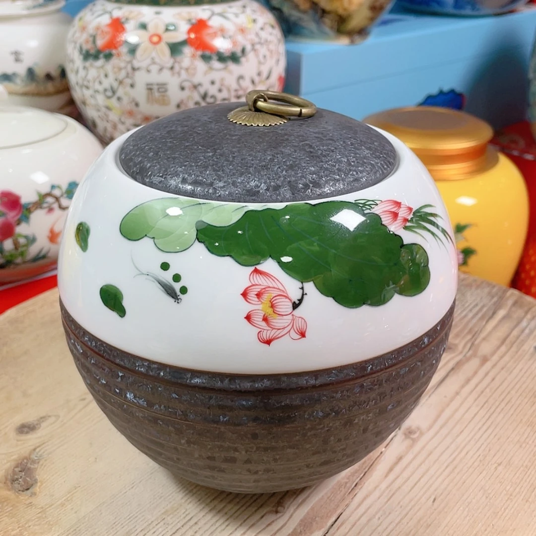 【闪购商品】罐陶瓷茶叶罐密封罐