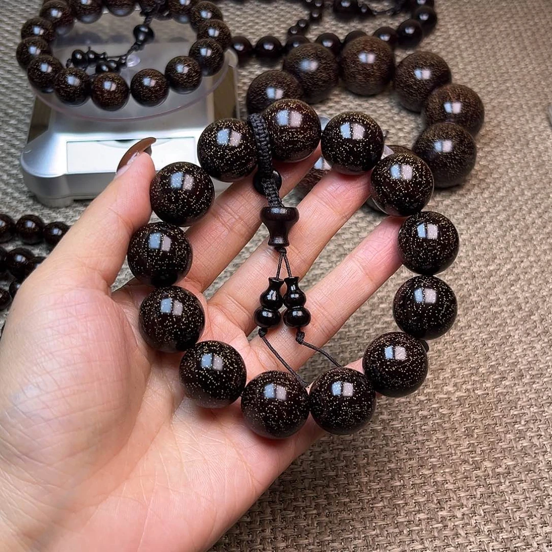 ღ***婉檀香紫檀（小叶紫檀）1.8 13颗爆星