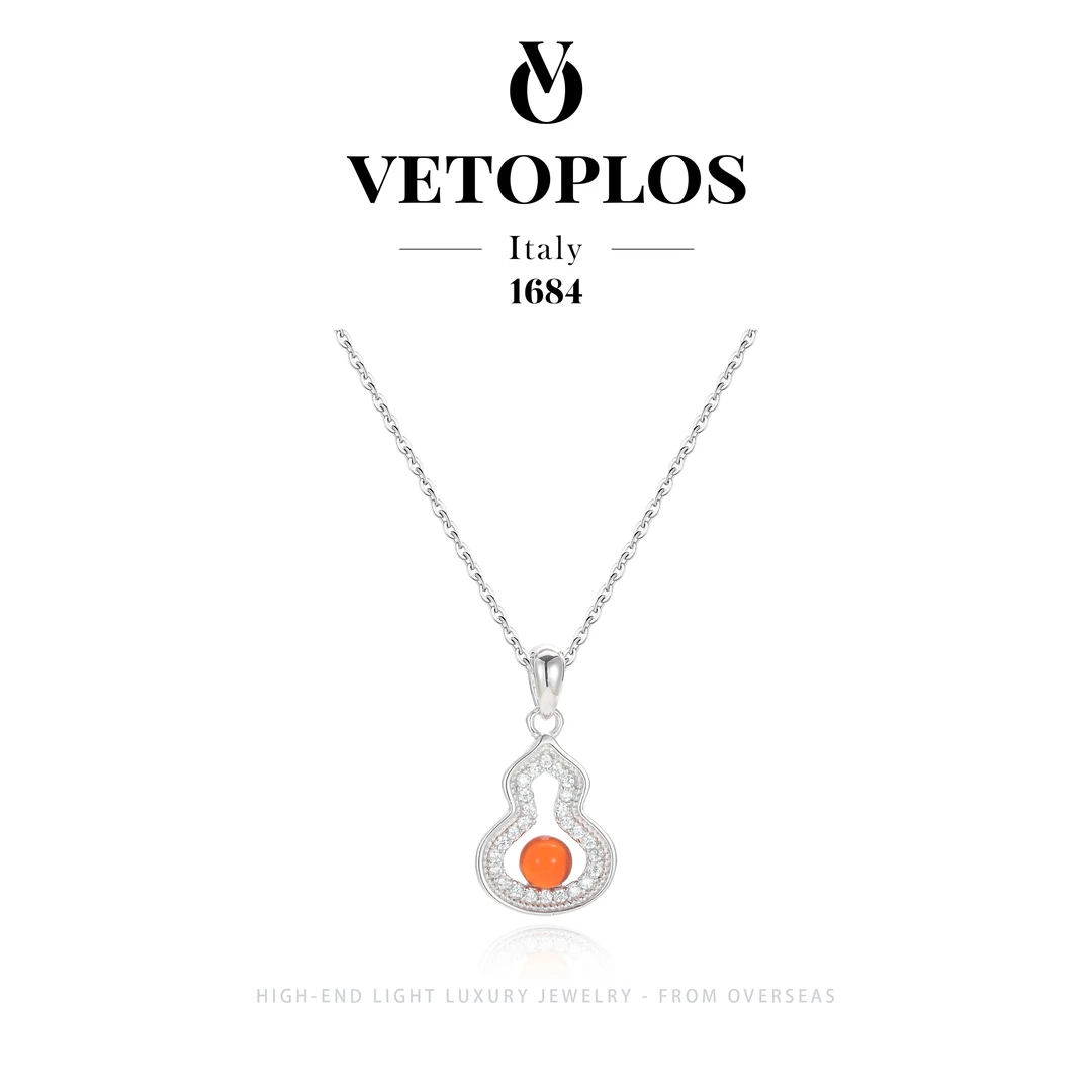 坠链均925银 【鸿运当头】Vetoplos葫芦项链F4536