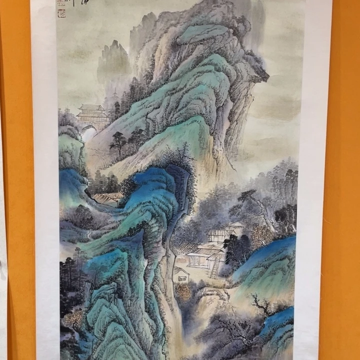 国画李川浦山水画精品