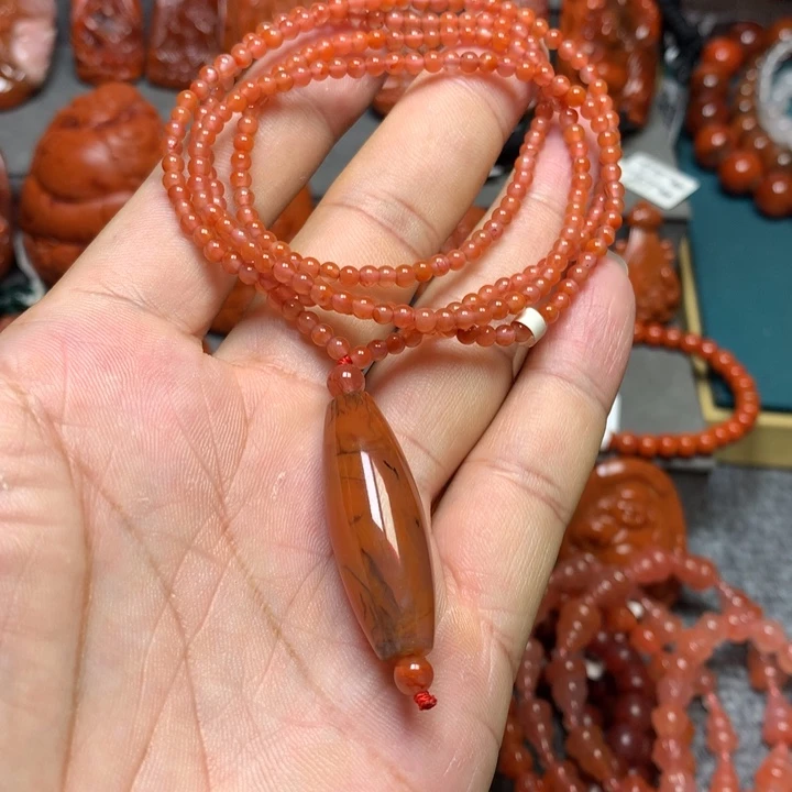 吊坠(不含链)未镶嵌南红玛瑙