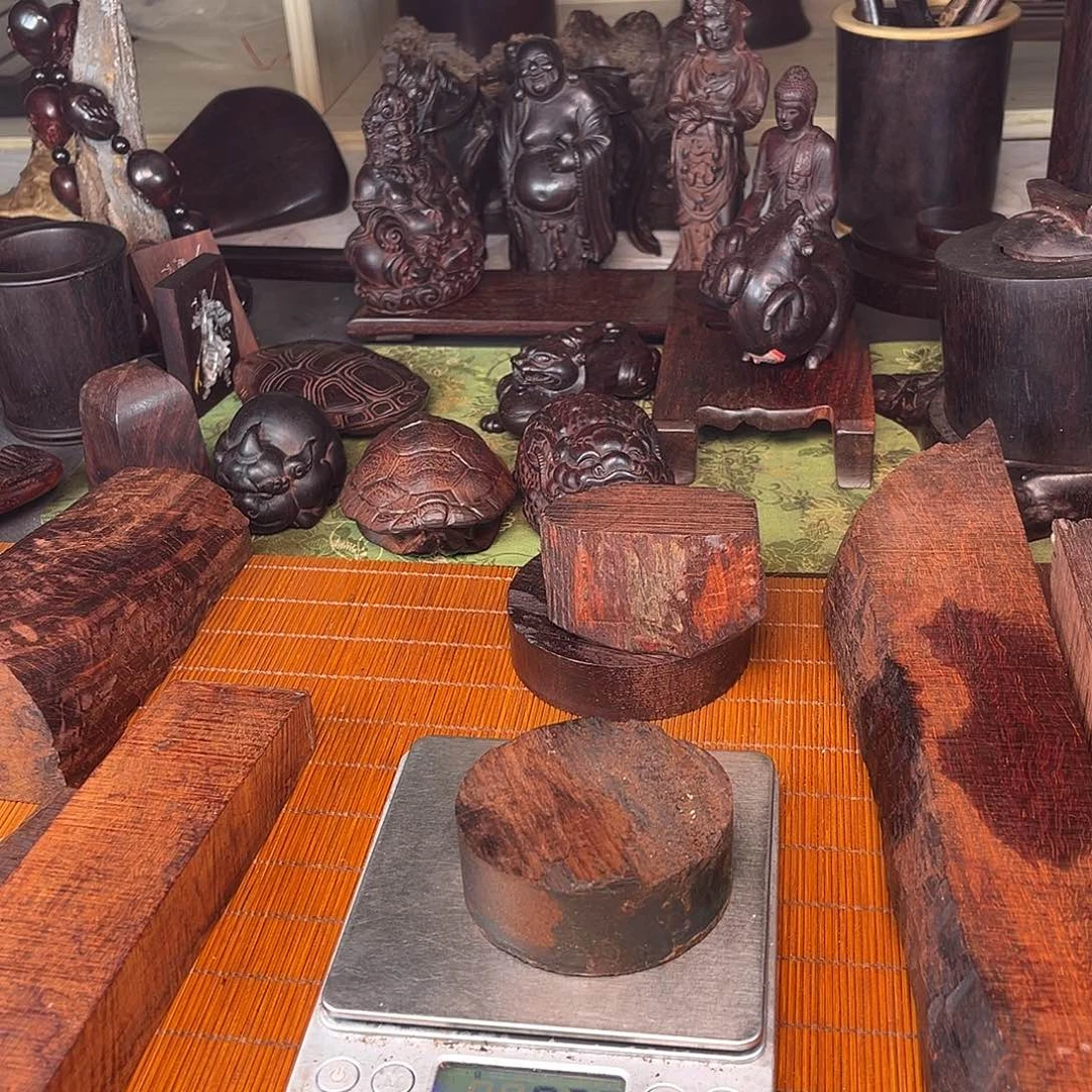 热***人檀香紫檀（小叶紫檀）料子