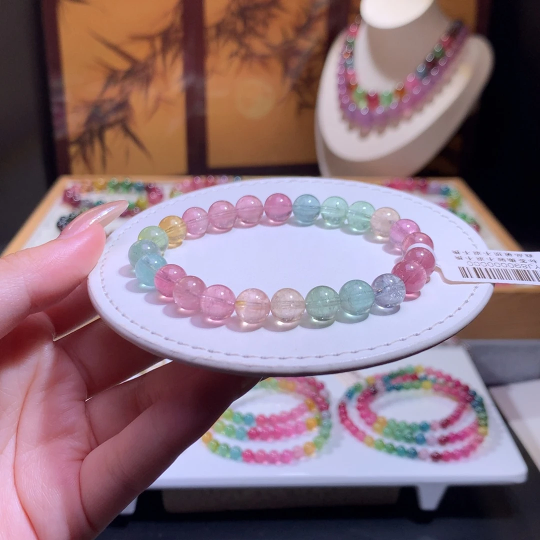 未镶嵌手链碧玺碧玺