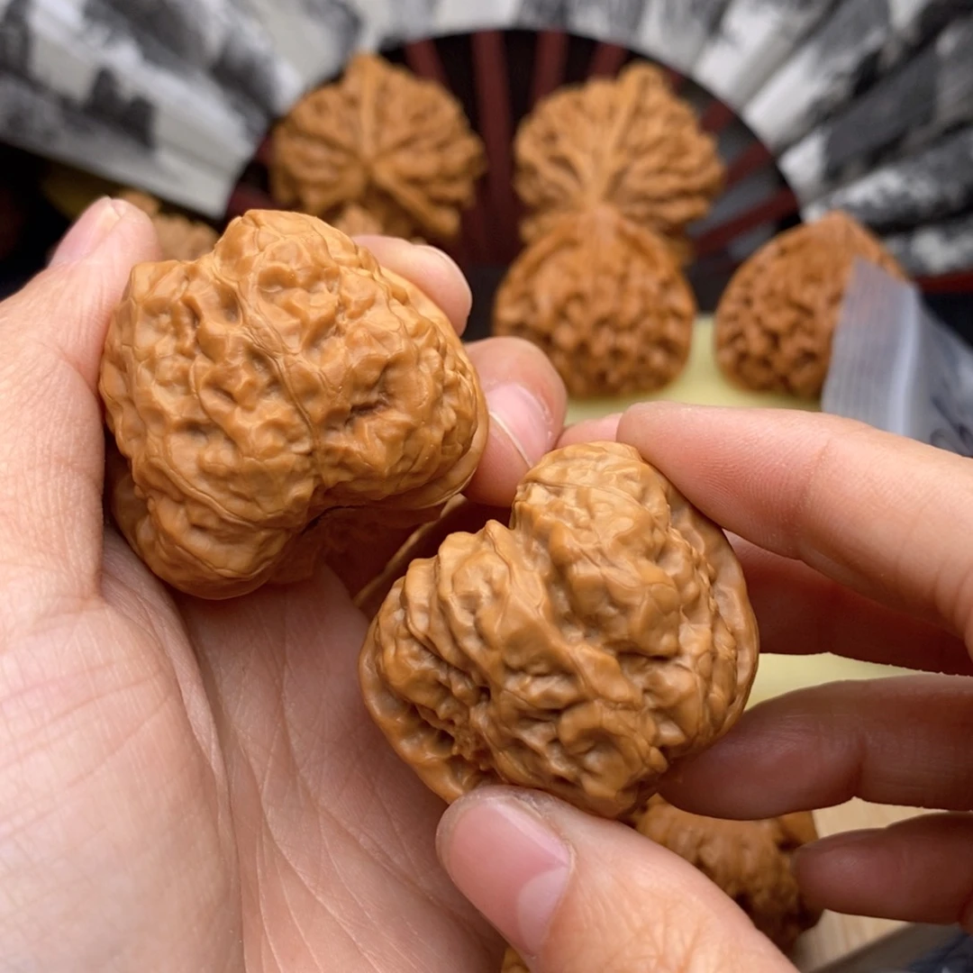 文玩核桃把件37蛙打底