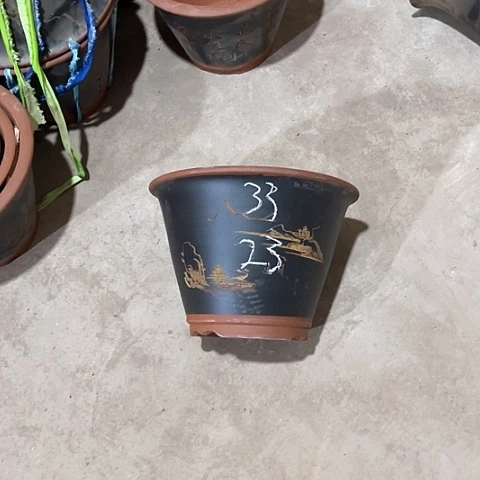 紫砂花盆大斗盆一个