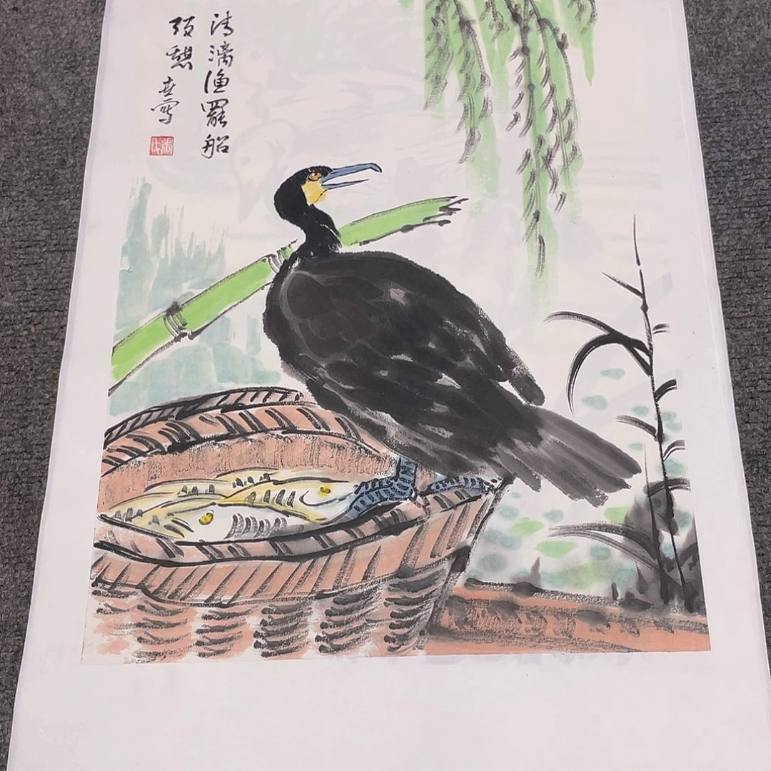 国画1.4平尺纯手绘国画作品