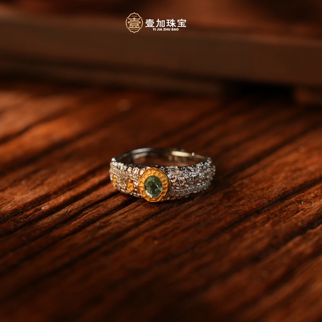 925银银制品 壹加小青|聚源银镶戒指多样性发一2093Z