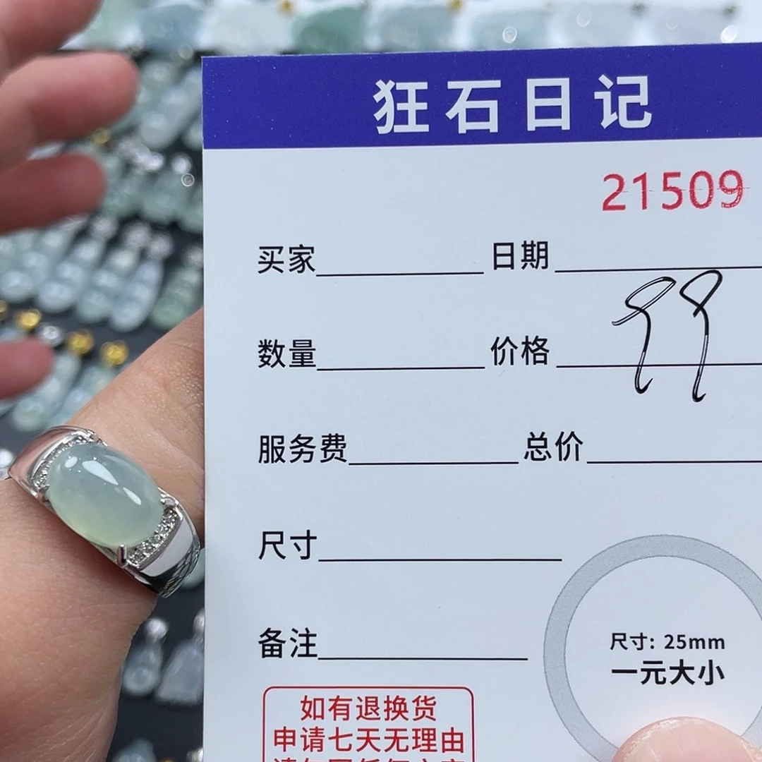 翡翠银S925镶嵌颈饰天然A货缅甸翡翠