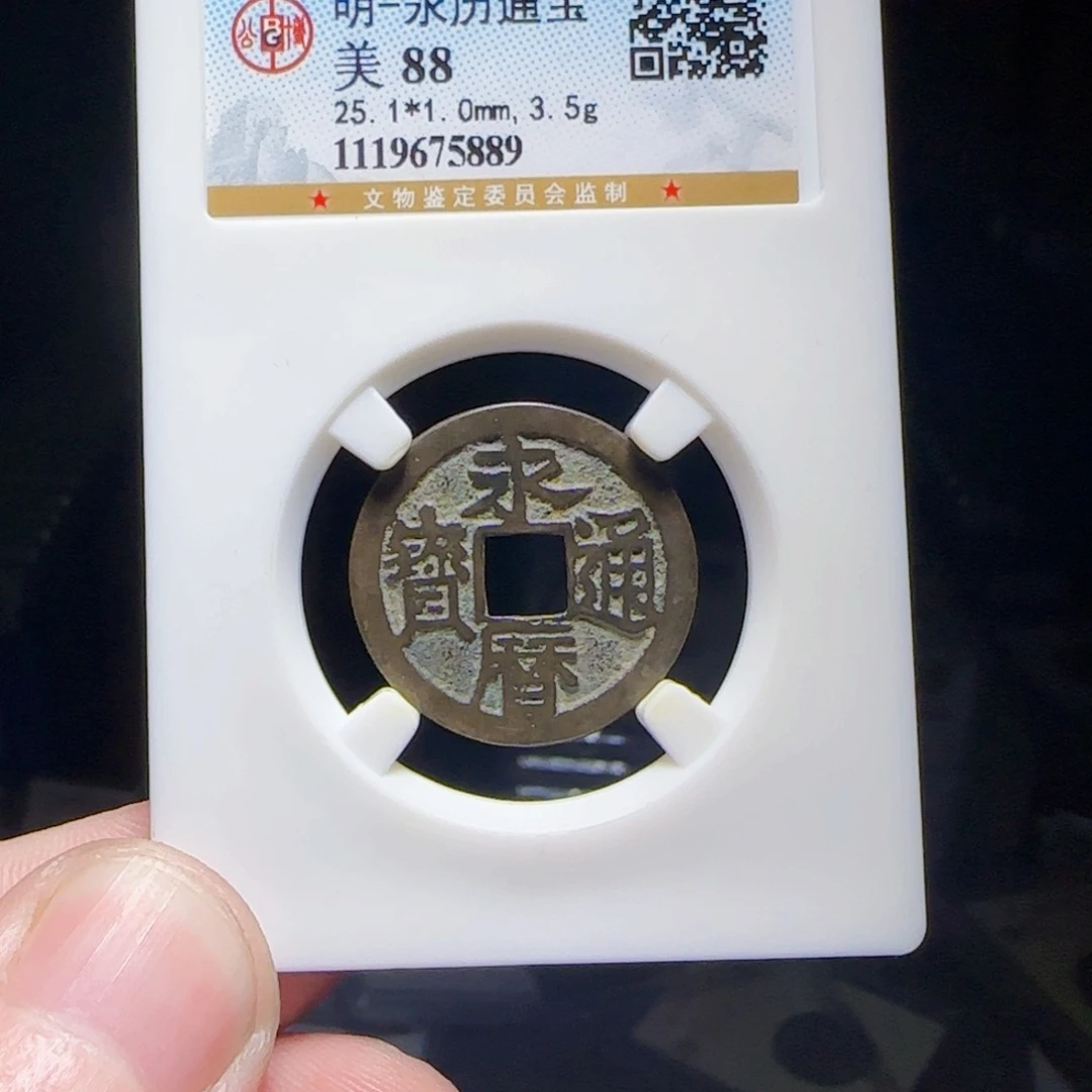 金属XX评级封装盒子币一个