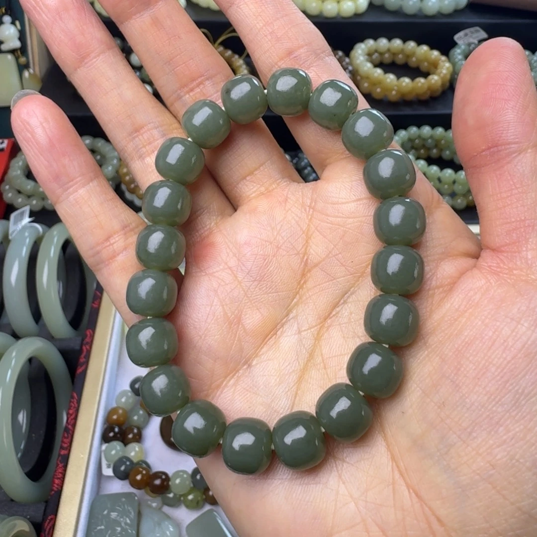 和田玉未镶嵌手链