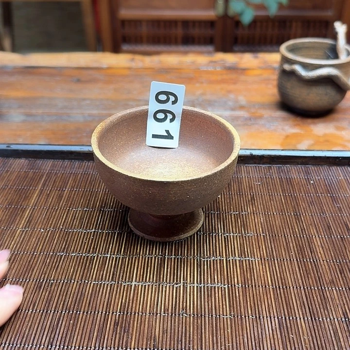 纯手工制作粗陶茶具