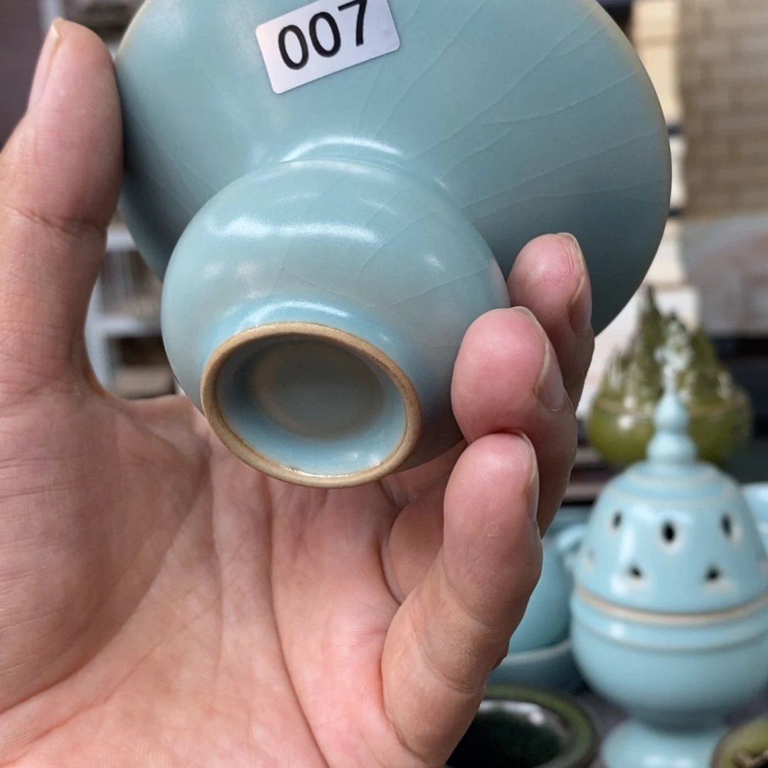 猛***斋抱朴汝瓷仿古微瑕