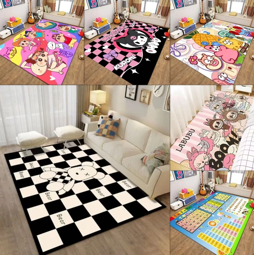 卡通简约多尺寸客厅地毯