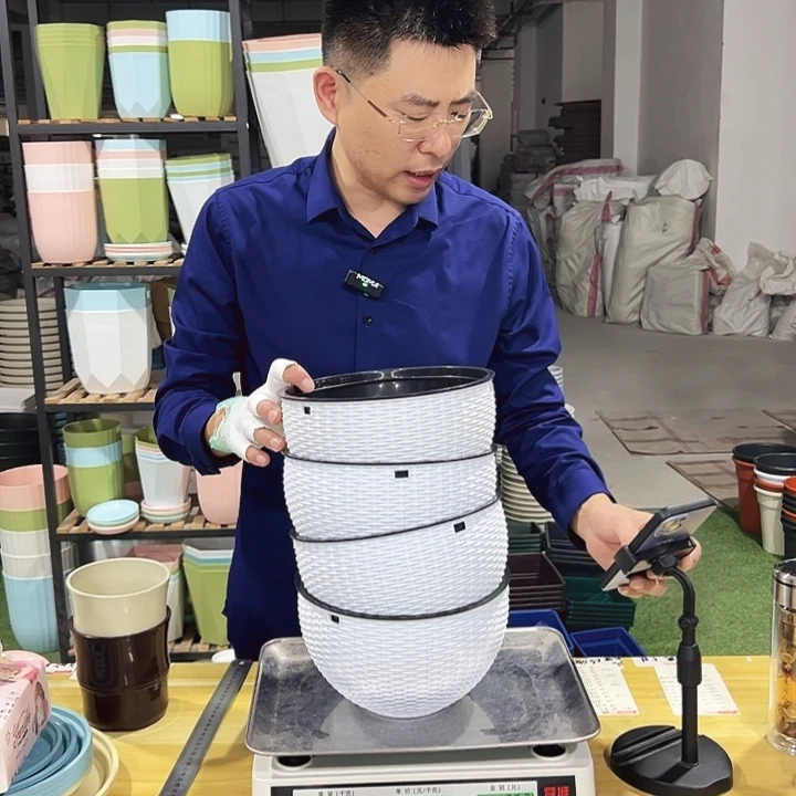 微瑕吊篮口21高15白色4只