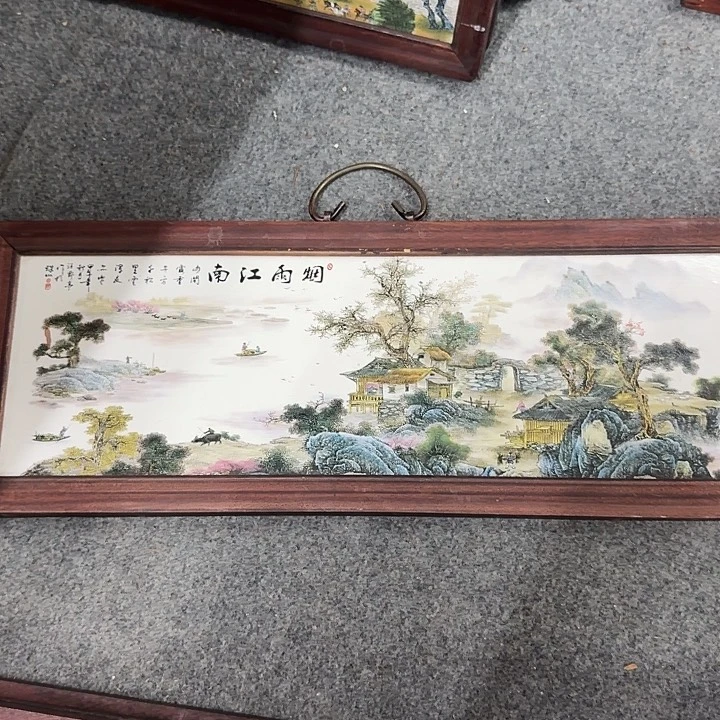 摆件瓷板画瓷板画