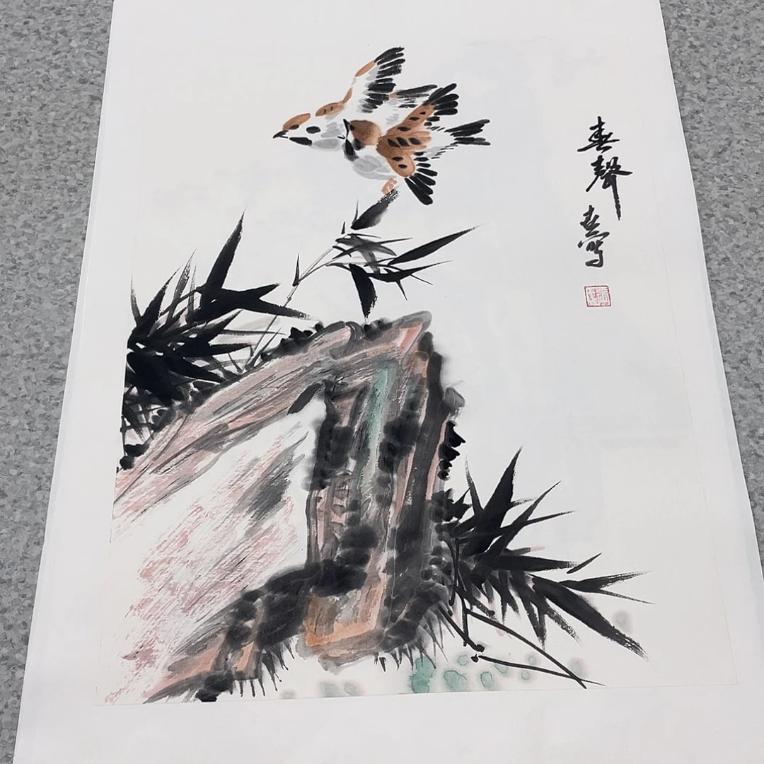 国画1.4平尺国画作品