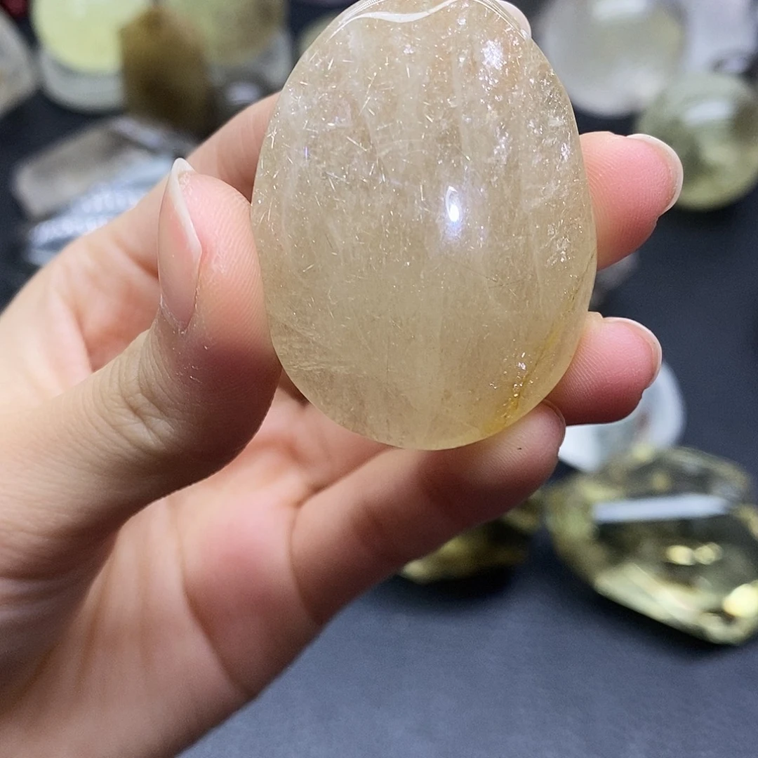 珠宝半成品水晶未镶嵌43水晶石