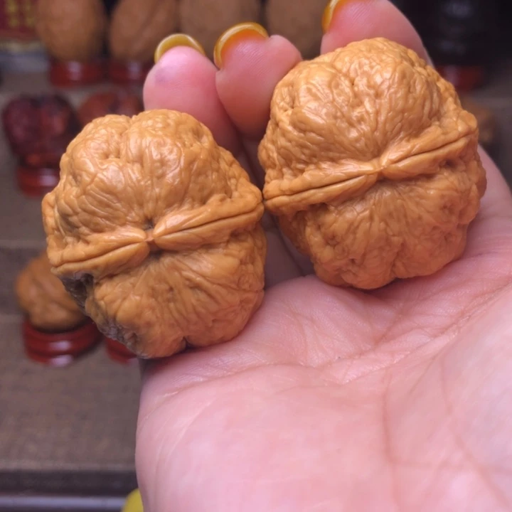 把件文玩核桃6号平头蟾38尺