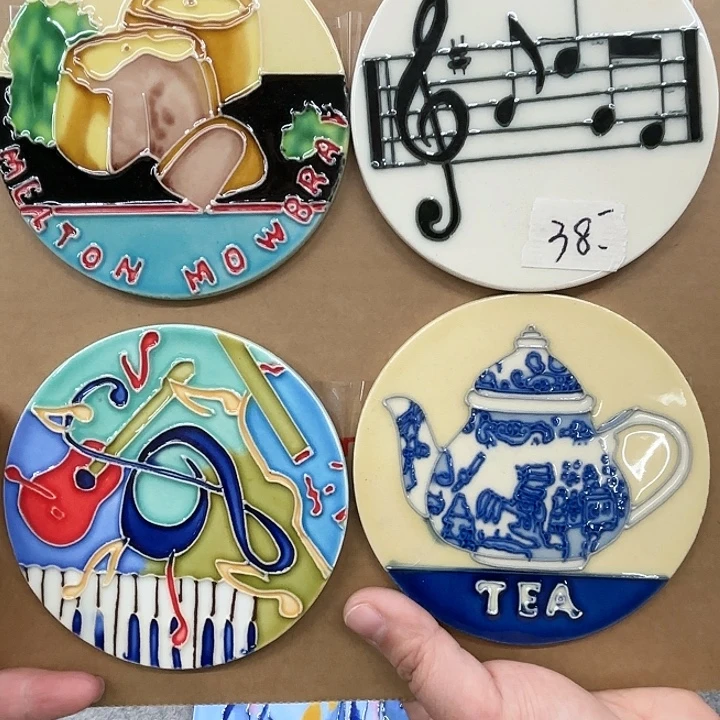 陶瓷板画10/10单瓷片4个