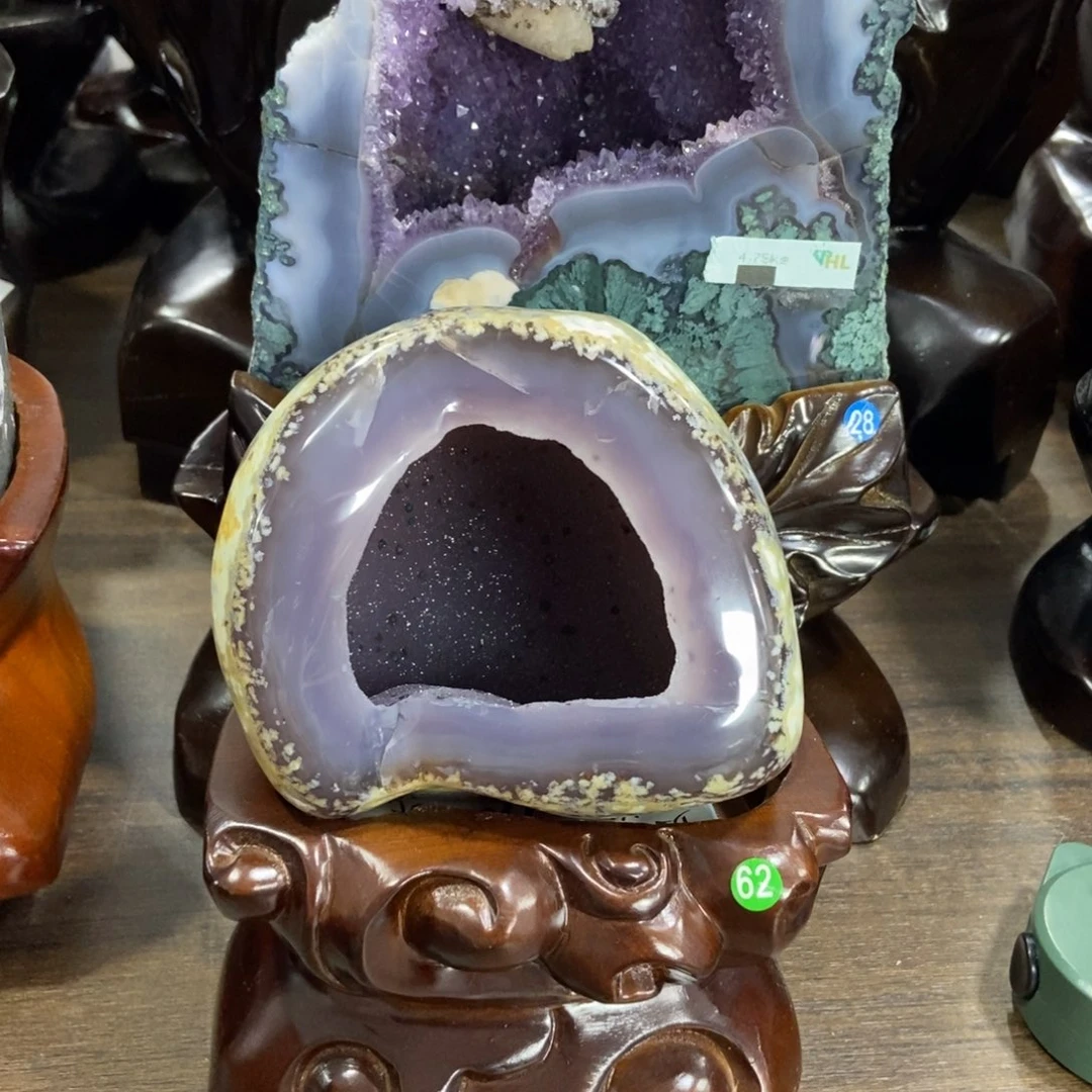 摆件紫晶未镶嵌水晶
