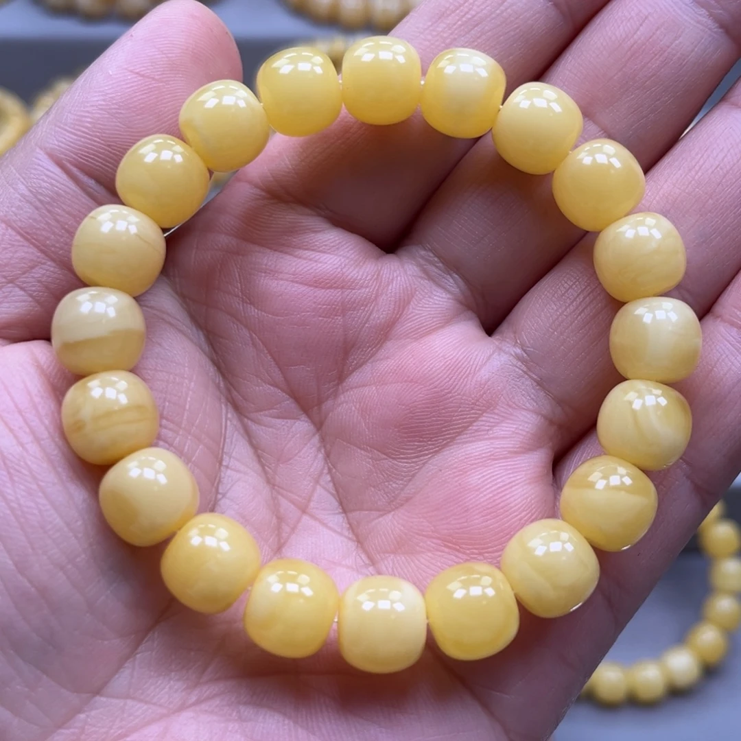 琥珀未镶嵌手链手串