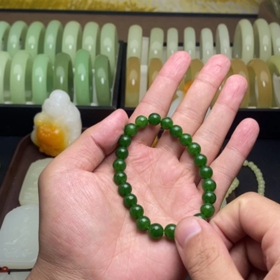 福利款绿色卡8手串