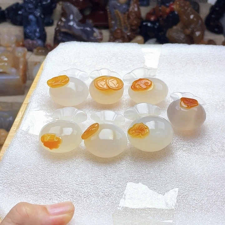 盘***）玛瑙/玉髓饰品未镶嵌