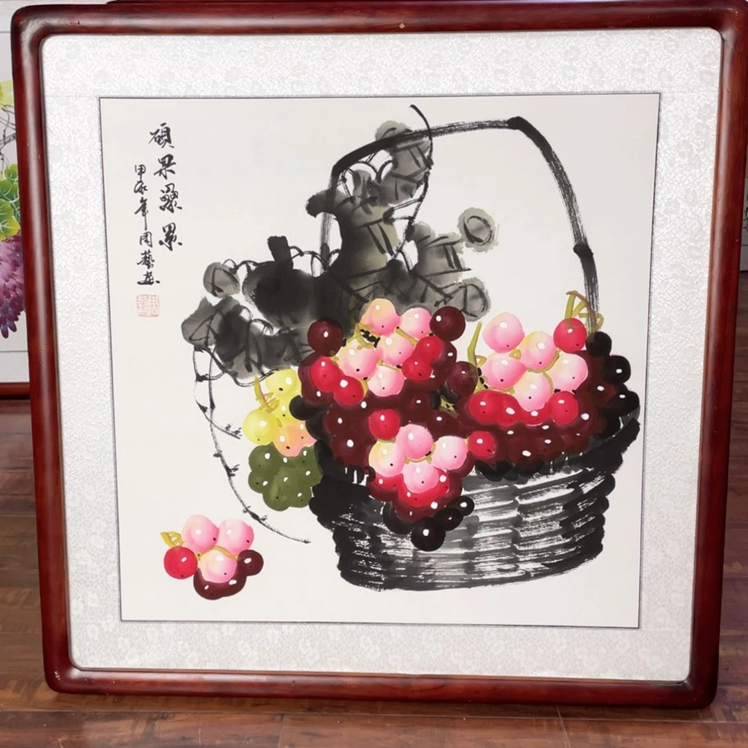 国画带框尺寸63*63厘米