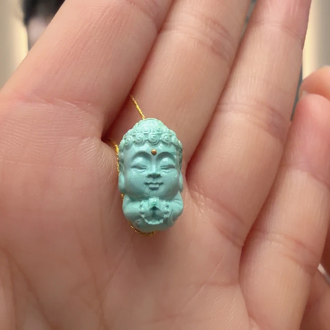 绿松石未镶嵌颈饰