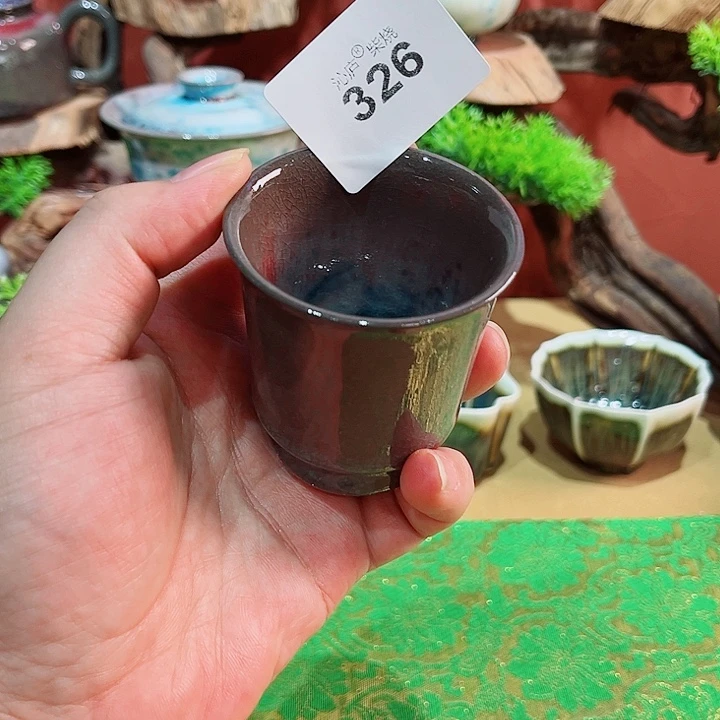 沁庐柴窑古法柴烧全手工茶具