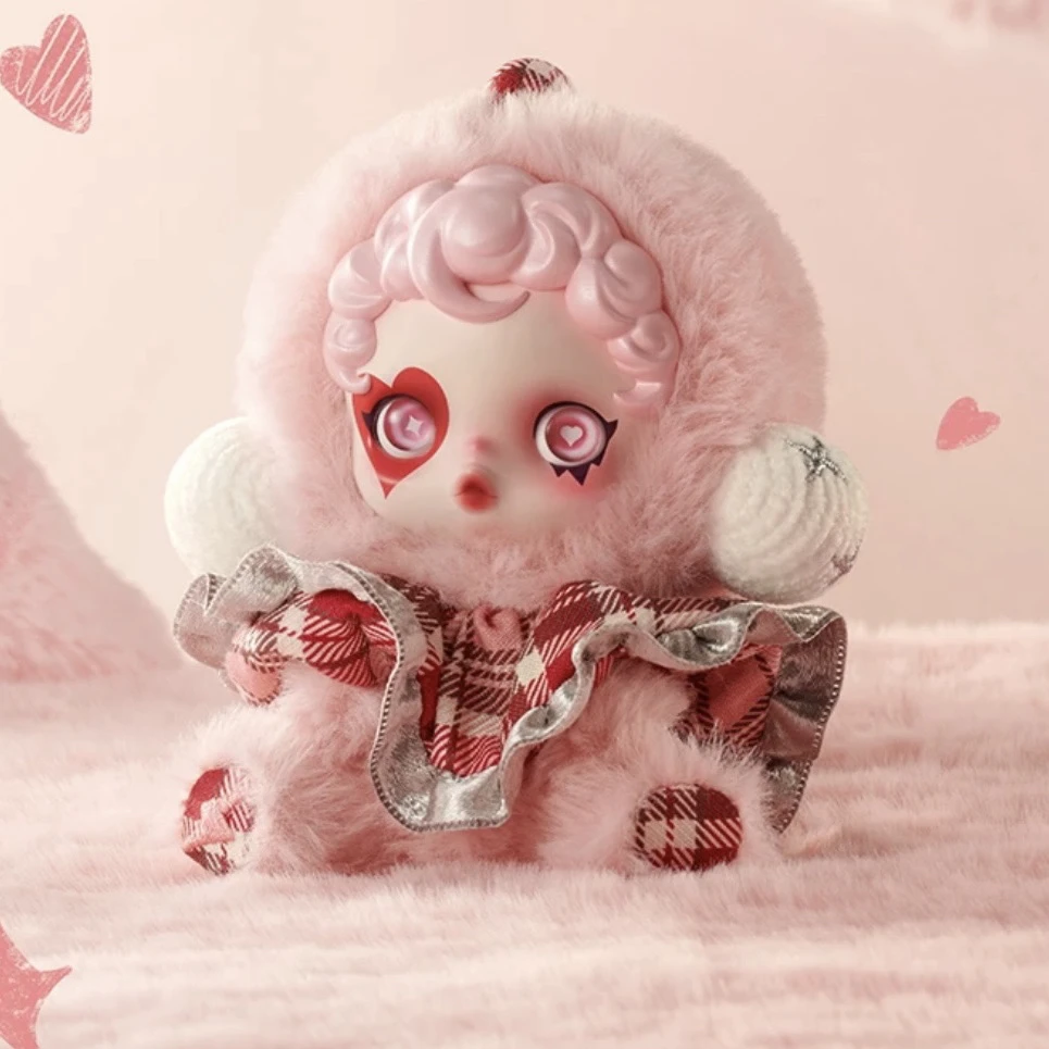 【拆盒】SKULLPANDA冬日乐章系列毛绒公仔挂件