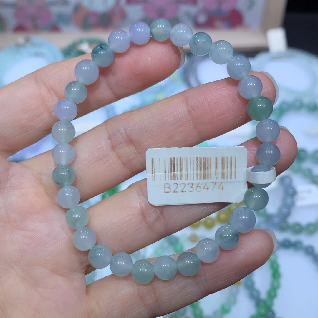 翡翠未镶嵌手链天然