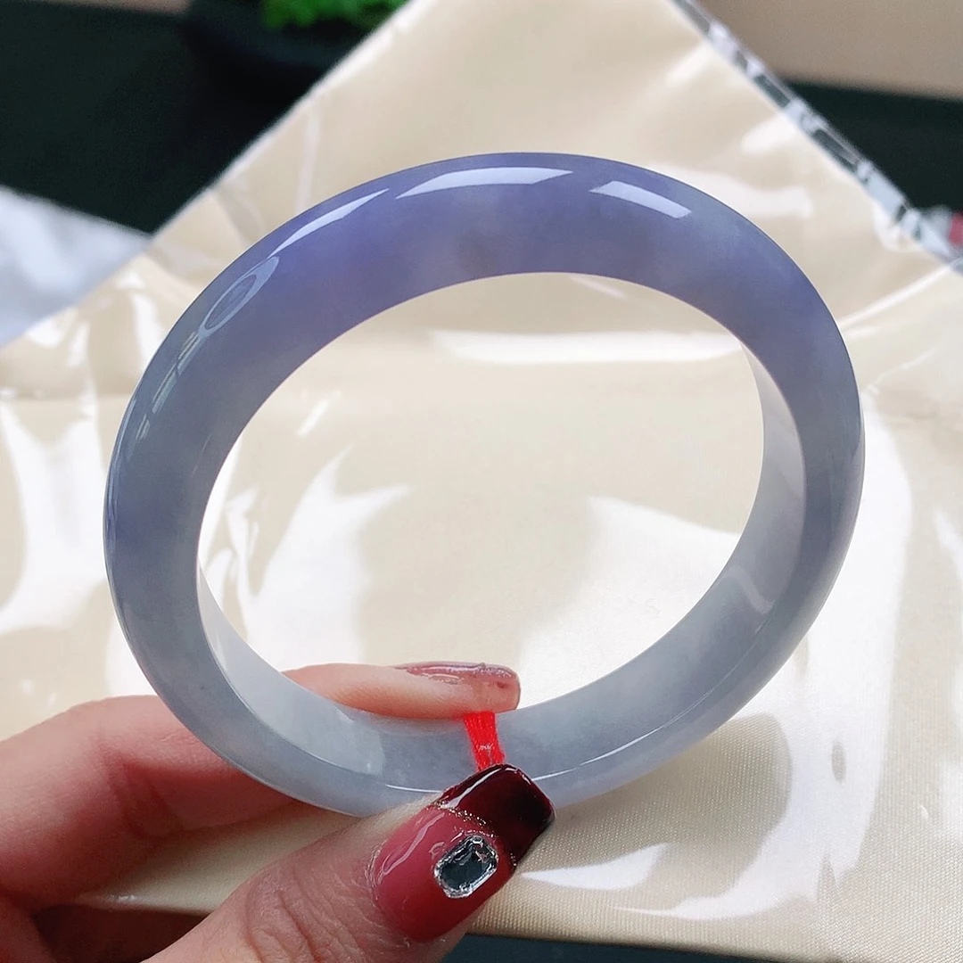 翡翠手镯未镶嵌天然翡翠手镯56