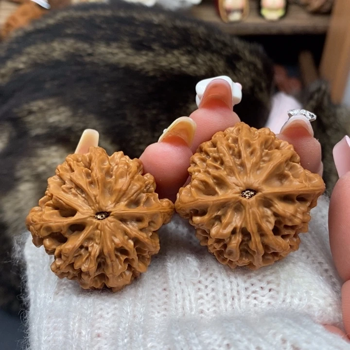 树***理文玩核桃把件树洞元旦礼物