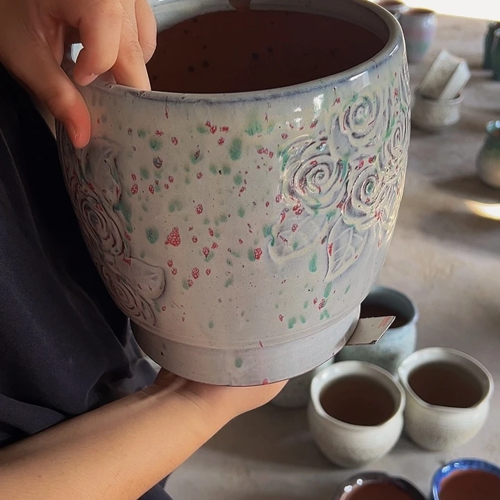 微瑕高度20厘米口径20厘米