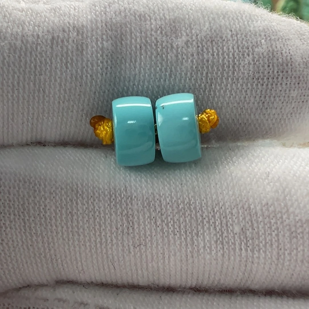 未镶嵌绿松石直切珠7.1x4mm