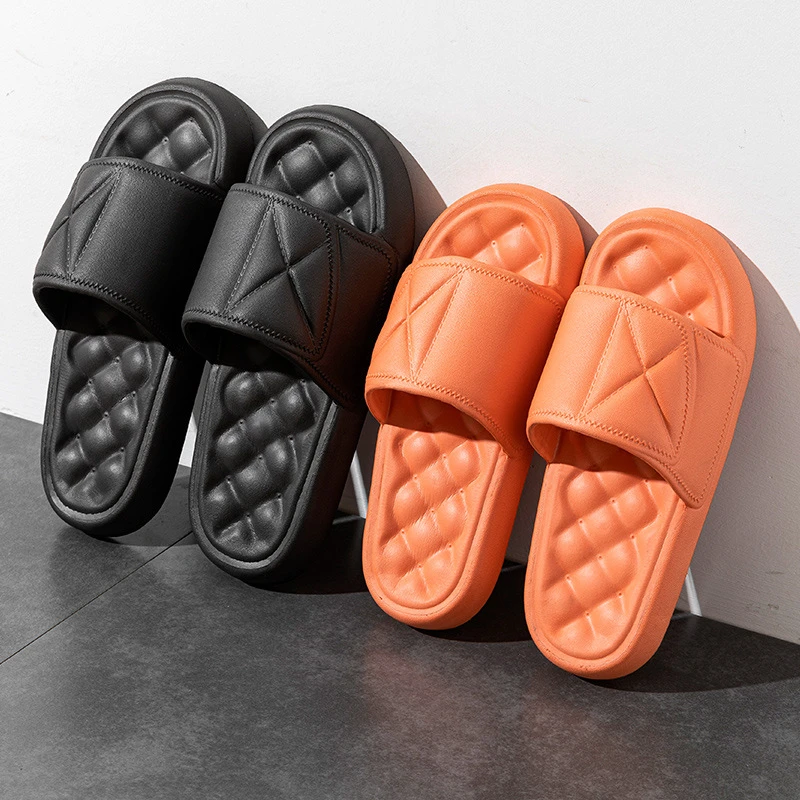夏季凉拖鞋女士浴室eva踩屎感居家用洗澡防滑防臭家居室内批发男